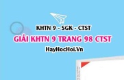 Giải KHTN 9 trang 98 Chân trời sáng tạo SGK